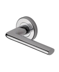 Lena Door Handle On Round Rose