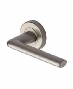 Lena Door Handle On Round Rose