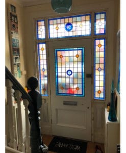 BD01 – Hardwood Two Panel Door