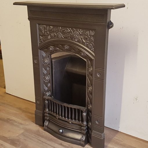 Bed212 Intricate Cast Iron Bedroom Fireplace 38 5 H X 24 W