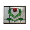 SG157 - 1930s Art Nouveau Rose Stained Glass Panel