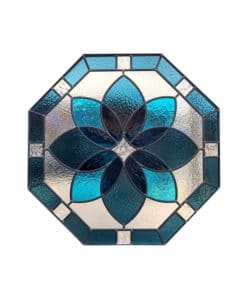 SG159 - 1930s Octagon Stained Glass Panel