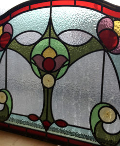 SG158 - Art Nouveau Stained Glass Design - Closeup