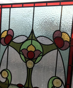 SG158 - Art Nouveau Stained Glass Design - Square