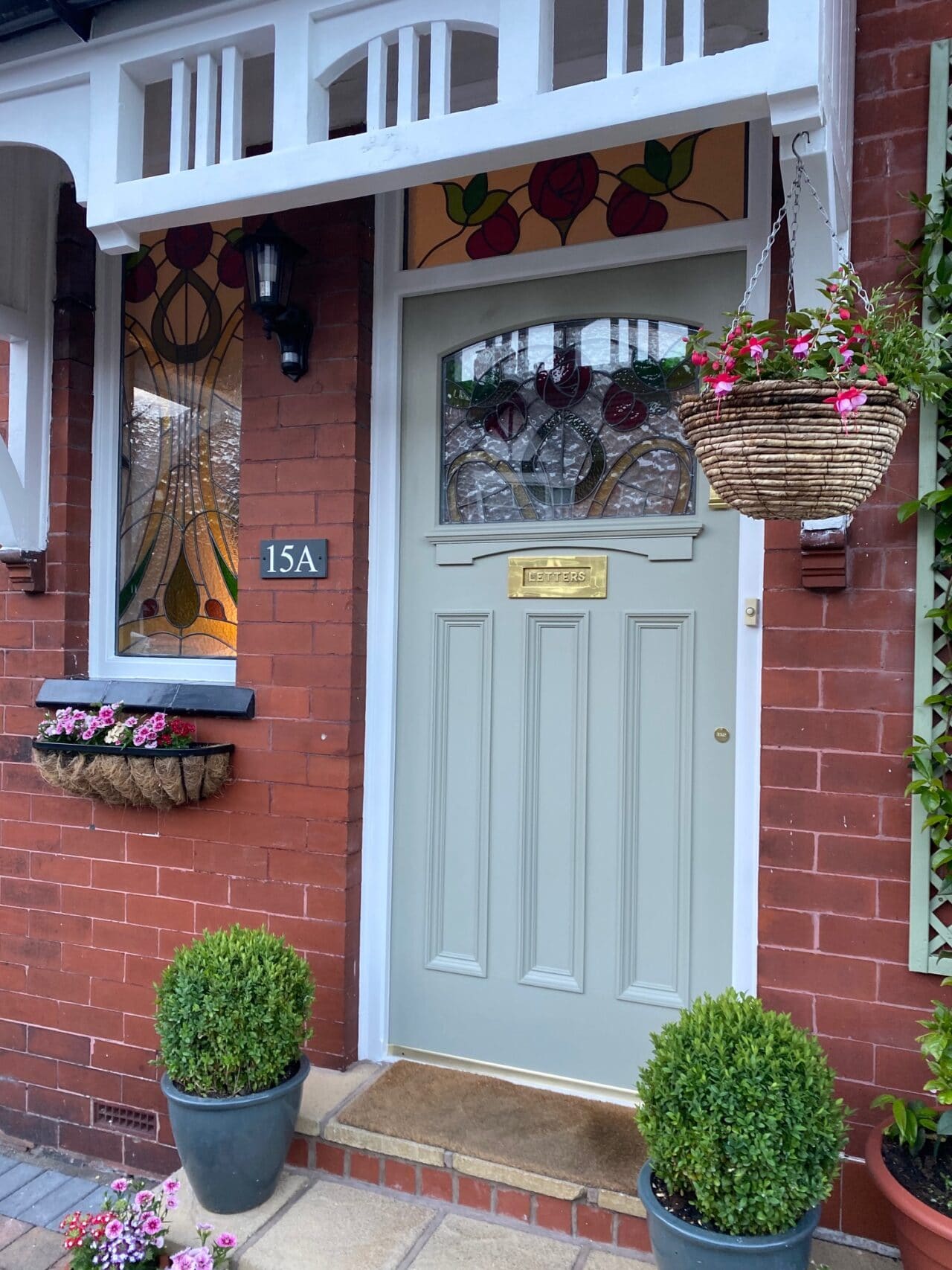 Bespoke 1930's Stained Glass Front Door Supply & Install - Stockport ...