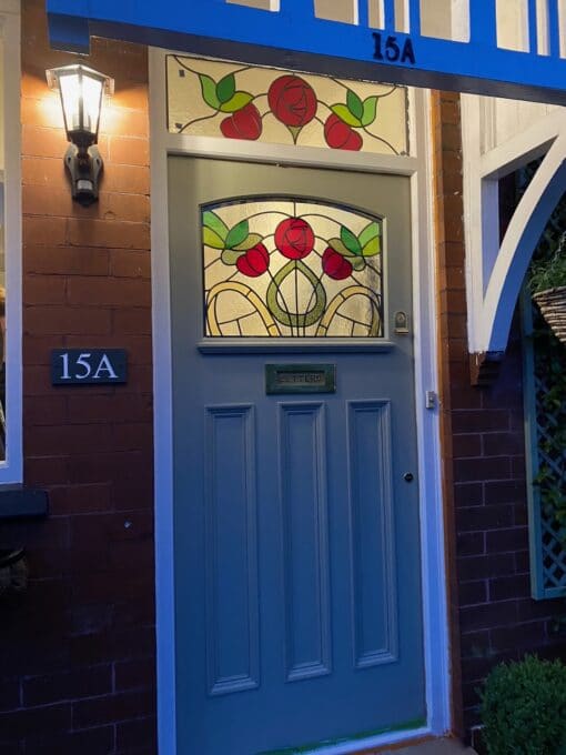 Bespoke 1930's Stained Glass Front Door Supply & Install Stockport
