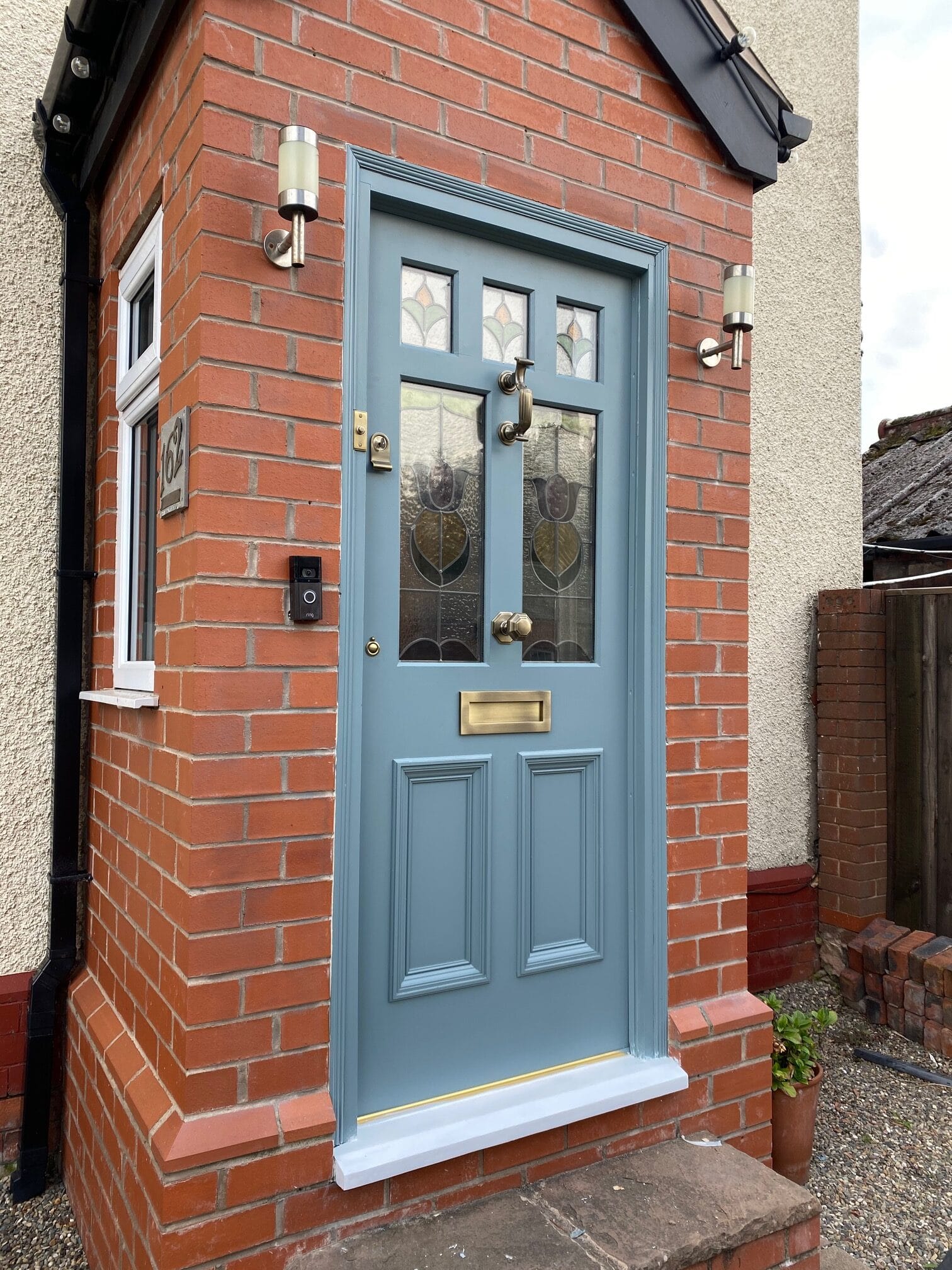 Stained Glass Door Supply & Install - August 2021 - Widnes - Period